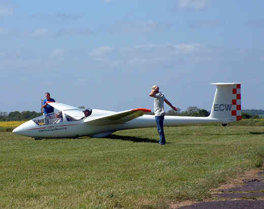 Vintage aeroplanes visiting